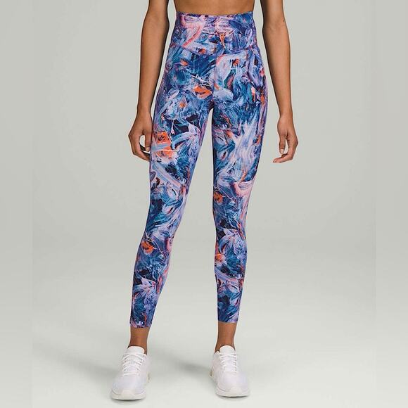 Lululemon Base Pace High Rise Running Tight 25” Atmospheric Purple 6 - Picture 1 of 8